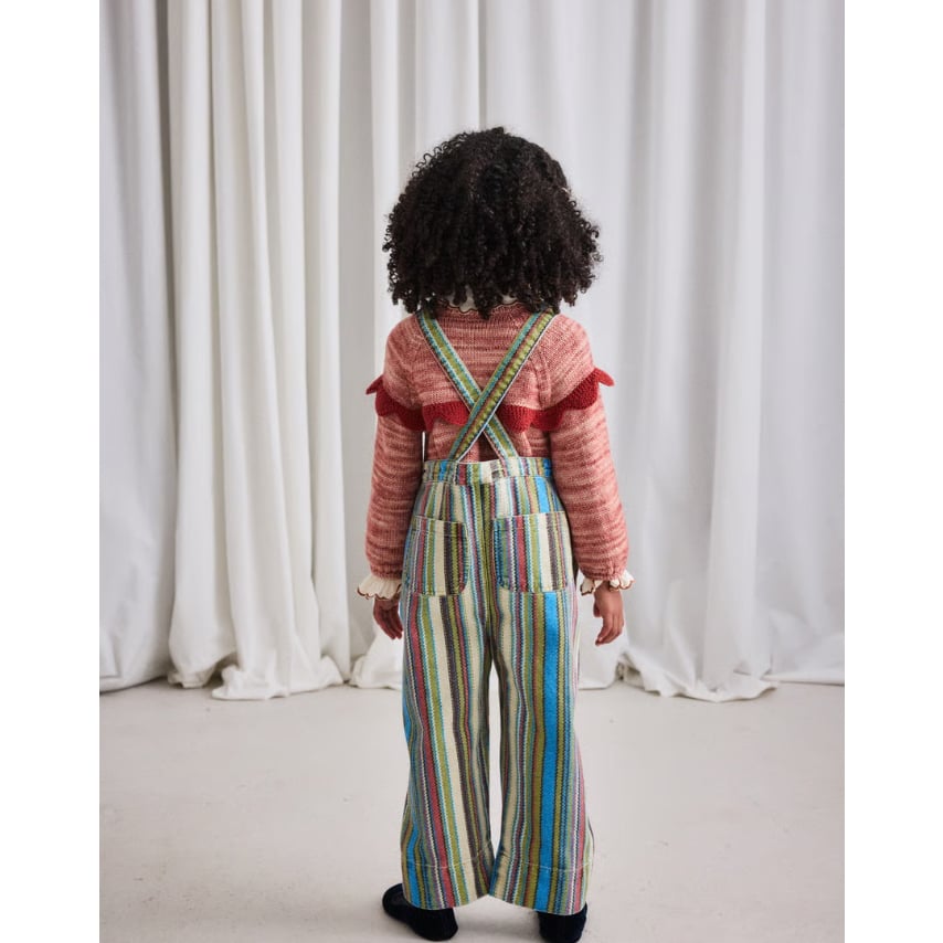 Misha&Puff Scallop Yoke Cardigan(Prairie Rose)