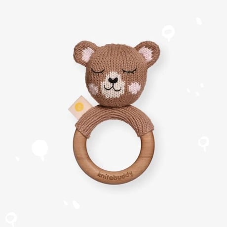 Knit a Buddy BEAR teether