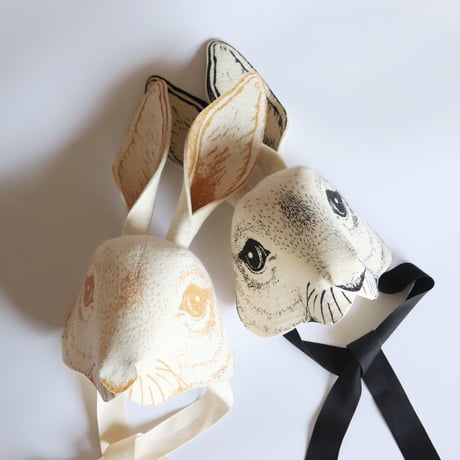 Frida's Tierchen  RABBIT HEADDRESS (gold,black,silver)
