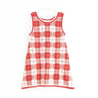 FISH&KIDS  RED CHECKS DRESS
