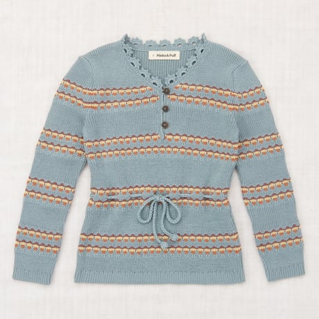 Misha&Puff  Polina Top (Overcast Beaded Stripe)