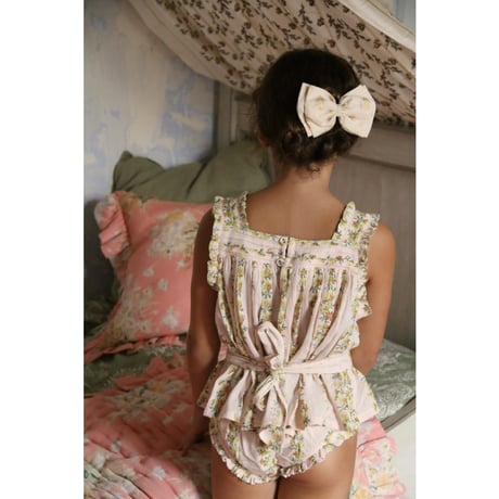 Bonjour  Set top& Panty Farandole flowers print crepe