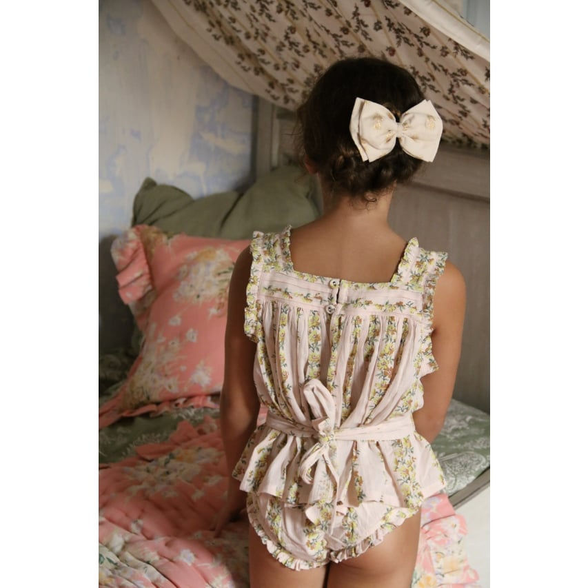 Bonjour Set top& Panty Farandole flowers print