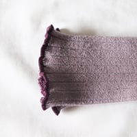 Collegien Lettuce Trim Socks【Glycine du Japon】