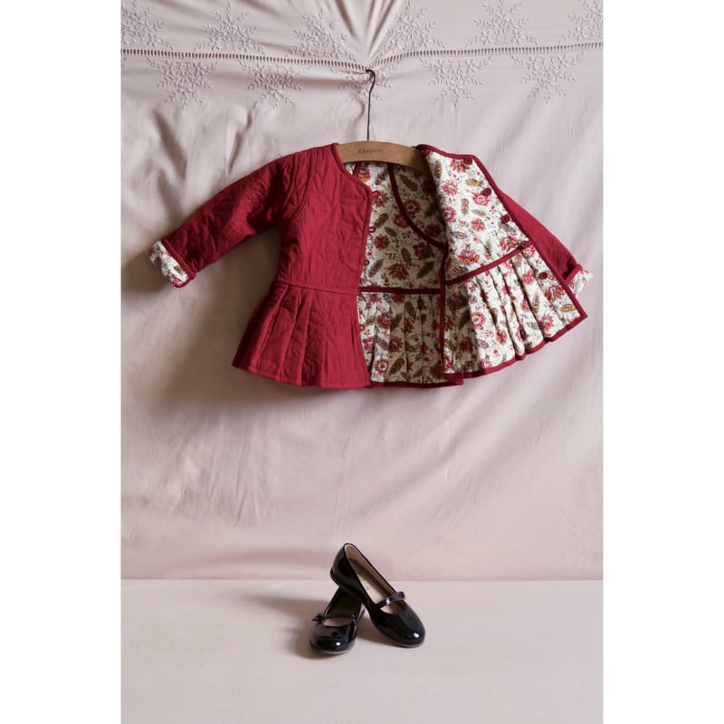 Bonjour Quilted jacket Aline print | hanakao