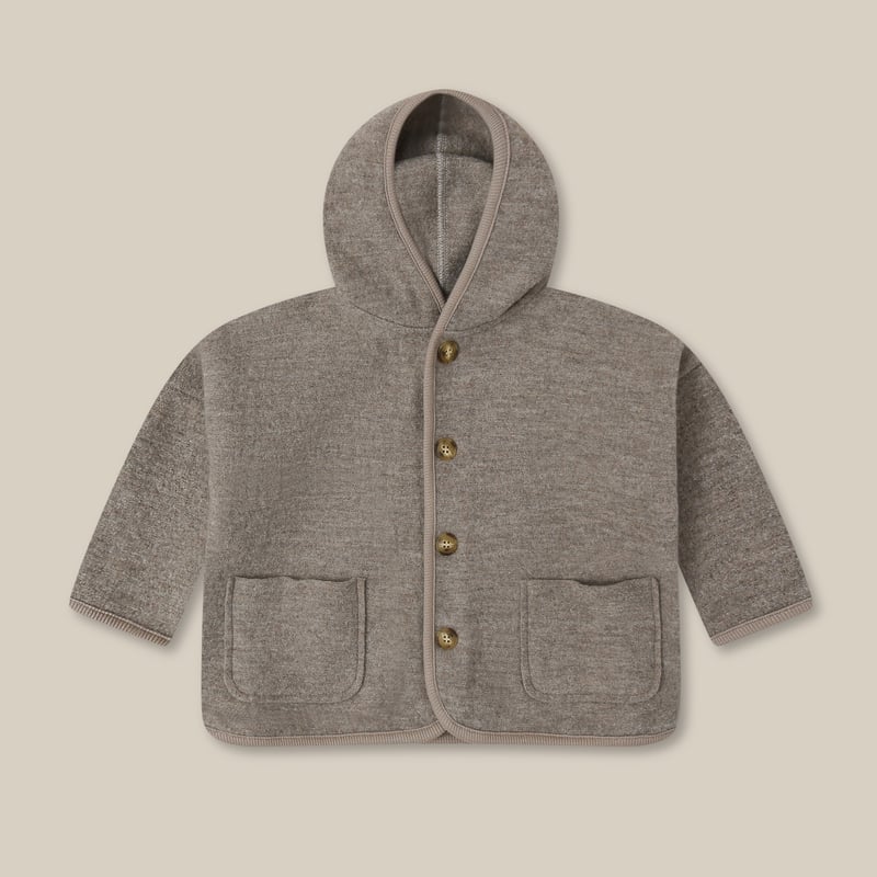 organic zoo Oatmeal Wool Jacket | hanakao