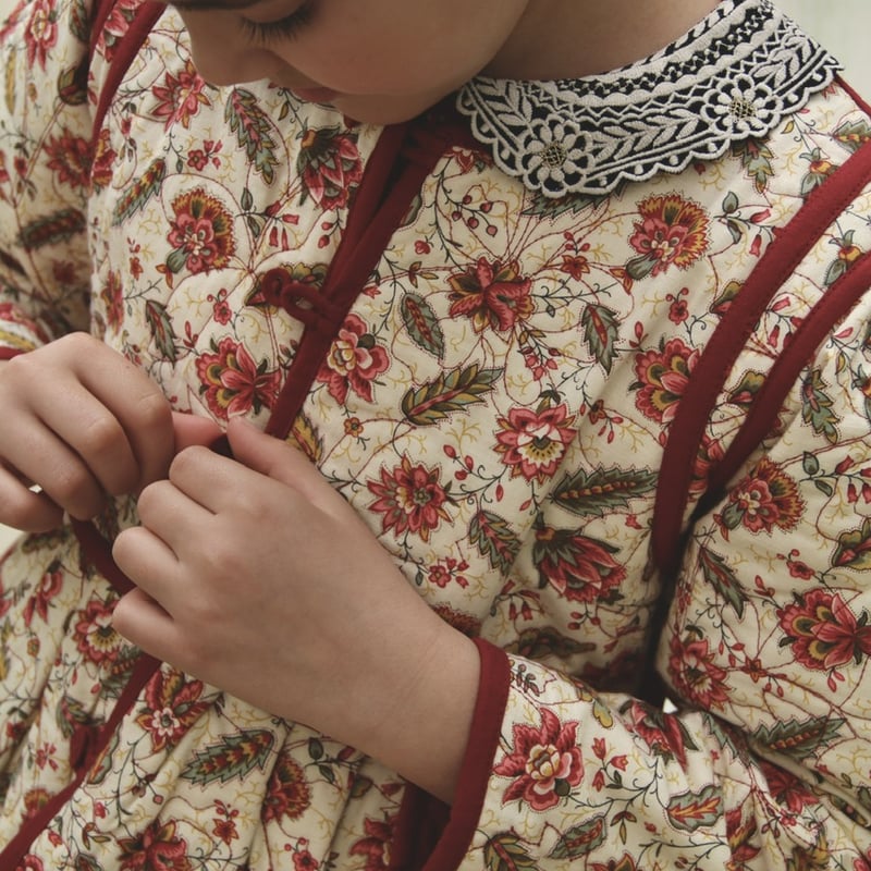 Bonjour Quilted jacket Aline print | hanakao