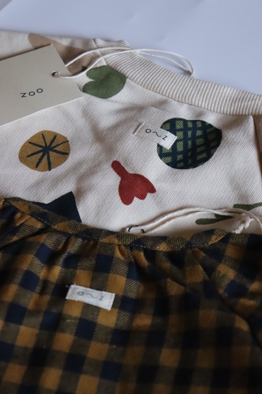 ロンパース・カバーオール organic zoo gingham bloomers1-2y ロンパース・カバーオール organic zoo gingham bloomers1-2y