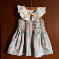 Bonjour  Tunique with hairclip Transat stripe