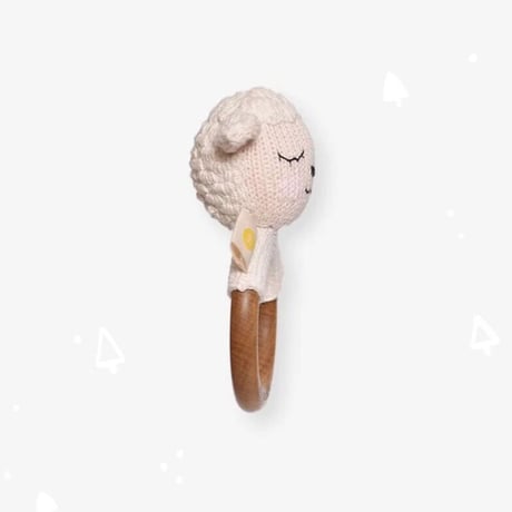Knit a Buddy LAMB teether