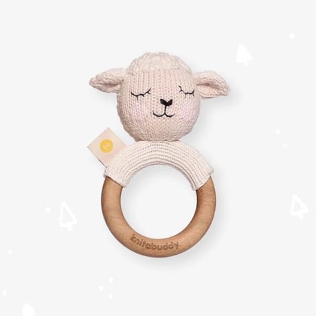 Knit a Buddy LAMB teether
