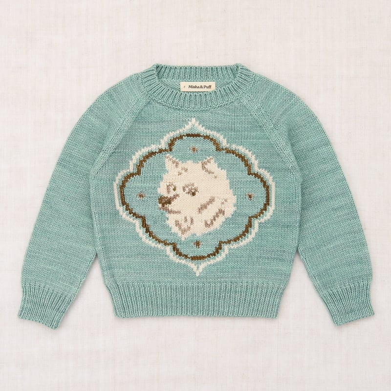 Misha&Puff Royal Dog Sweater (Sage) | hanakao