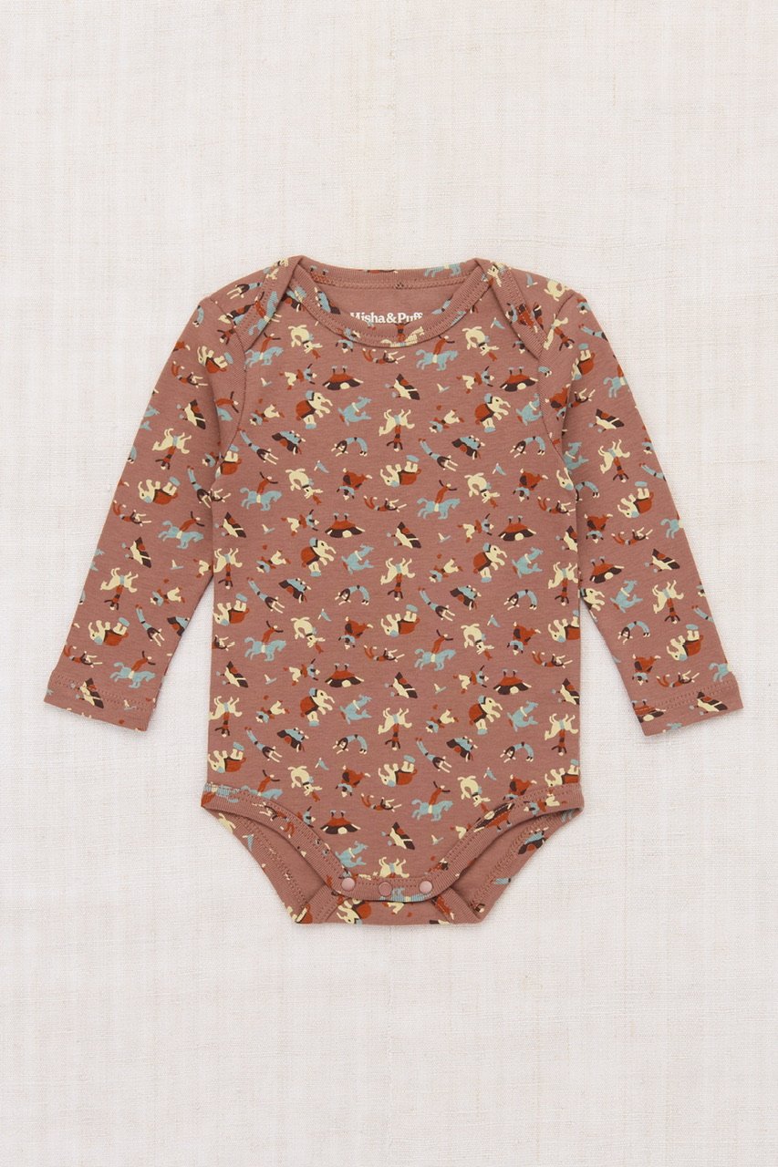 ロンパース・カバーオール Misha & Puff Pima Lap Onesie 12-18m Misha & Puff Pima Lap Onesie 12-18m