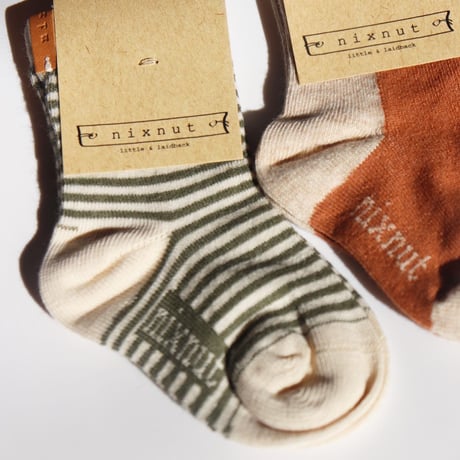 nixnut  Block socks (terra)