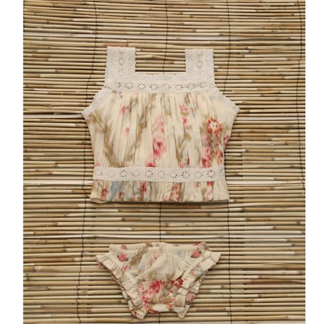 Bonjour   Set top&panty antoinette print pique