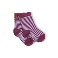 nixnut  Stripe Socks (Violet stripe)