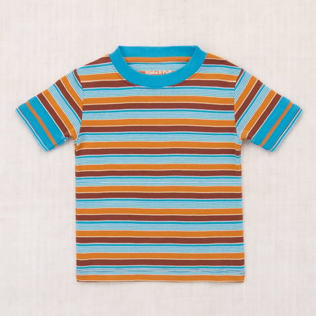 Misha&Puff  REC TEE (BRIGHT SKY AVENUE STRIPE)