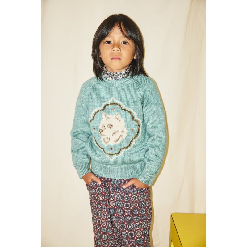 Misha&Puff Royal Dog Sweater (Sage) | hanakao