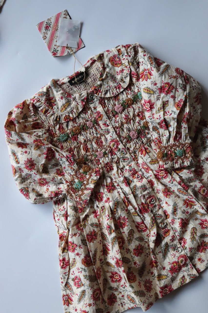 Bonjour Romantic tunique Aline print | hanakao