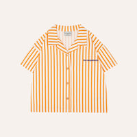the campamento  Orange Stripes Shirt