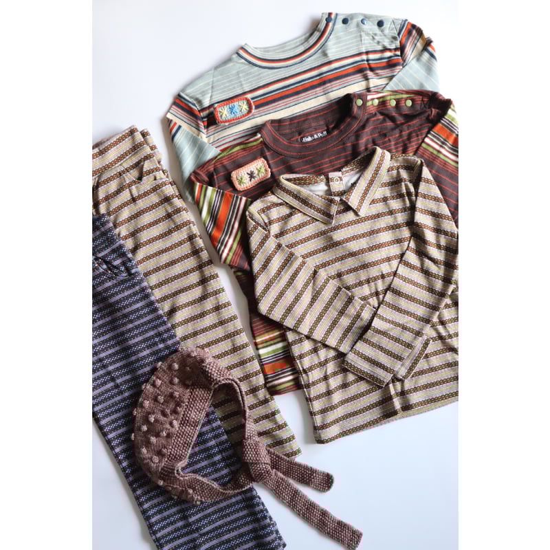 Misha&Puff Long Sleeve Boxy Top (Raisin Patio