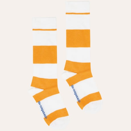 the campamento  Orange Stripes Socks