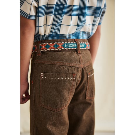Misha&Puff  Slim Flared Jeans/Earth