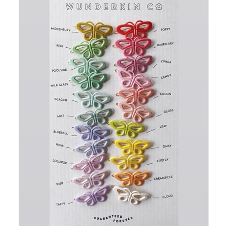 ⚫︎WUNDERKIN CO butterfly clip