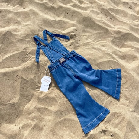 TWIN COLLECTIVE  Farrah Flare Overall - Western Blue