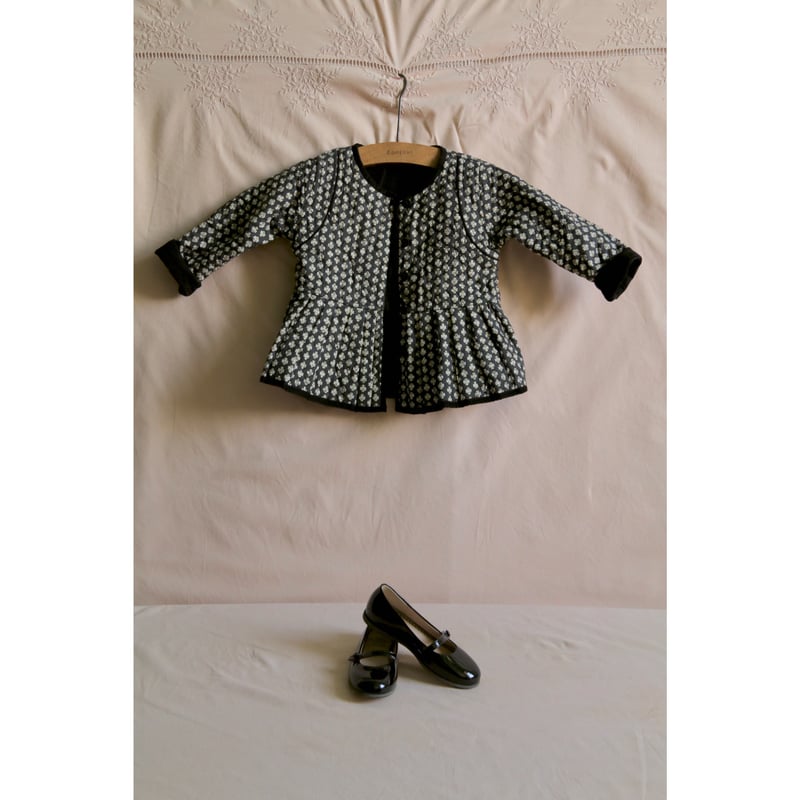 Bonjour Reversible quilted jacket black baby c