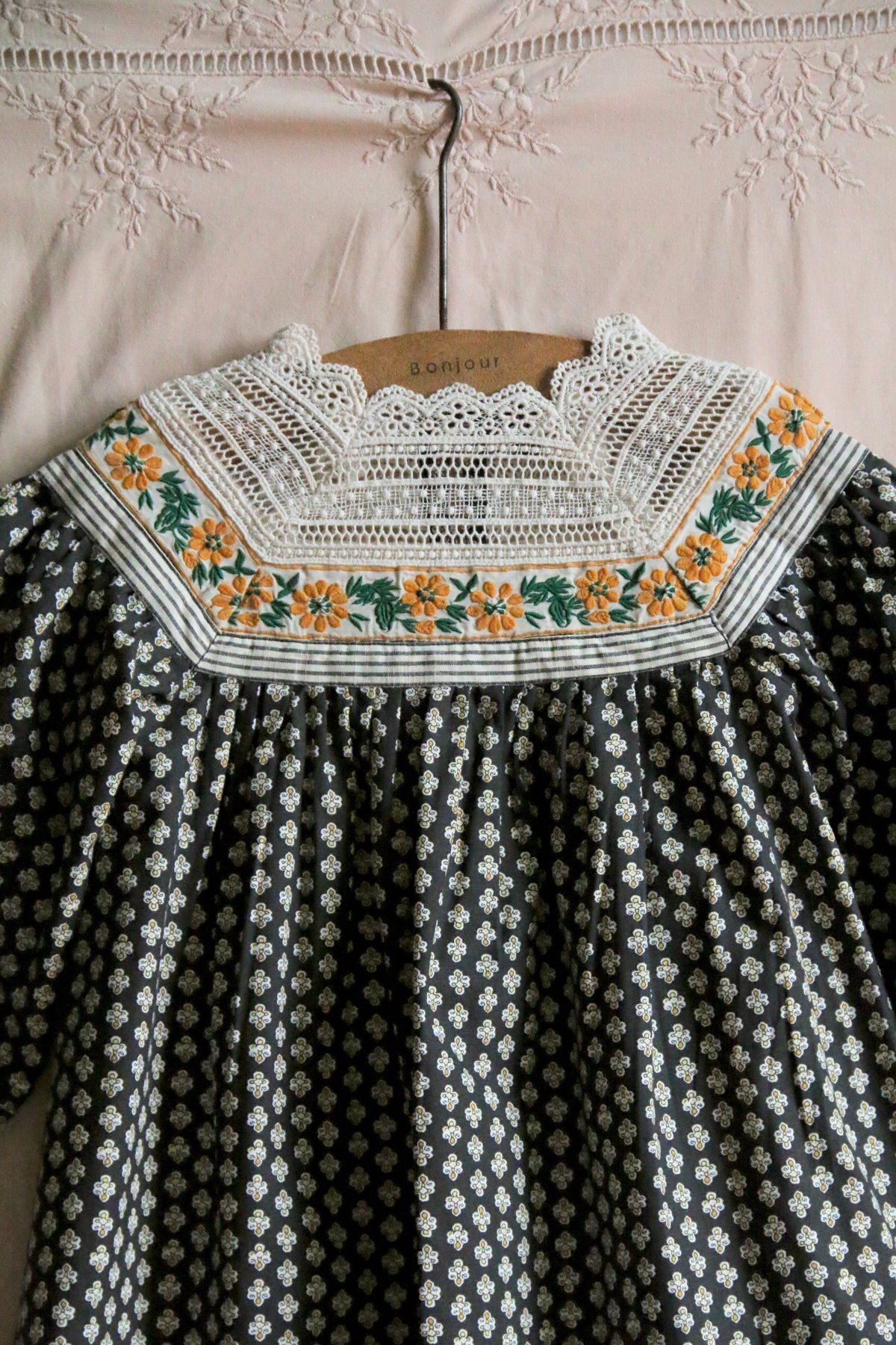 Bonjour Dress provencal print | hanakao