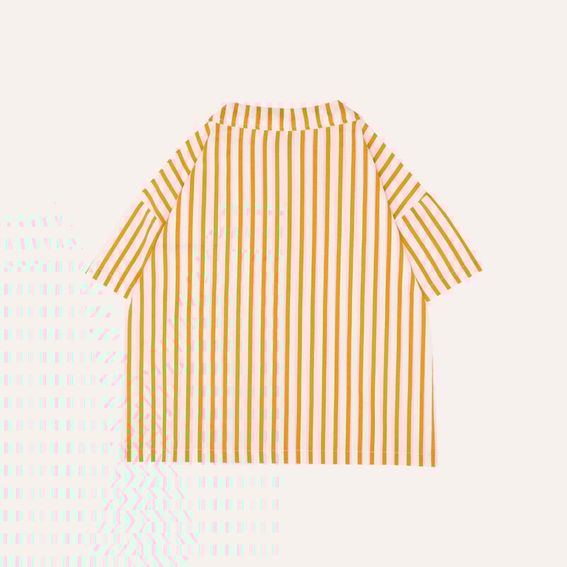 the campamento Orange Stripes Shirt | hanakao