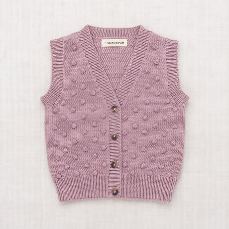 Misha&Puff  Auggie Popcorn Vest/Plum Petal