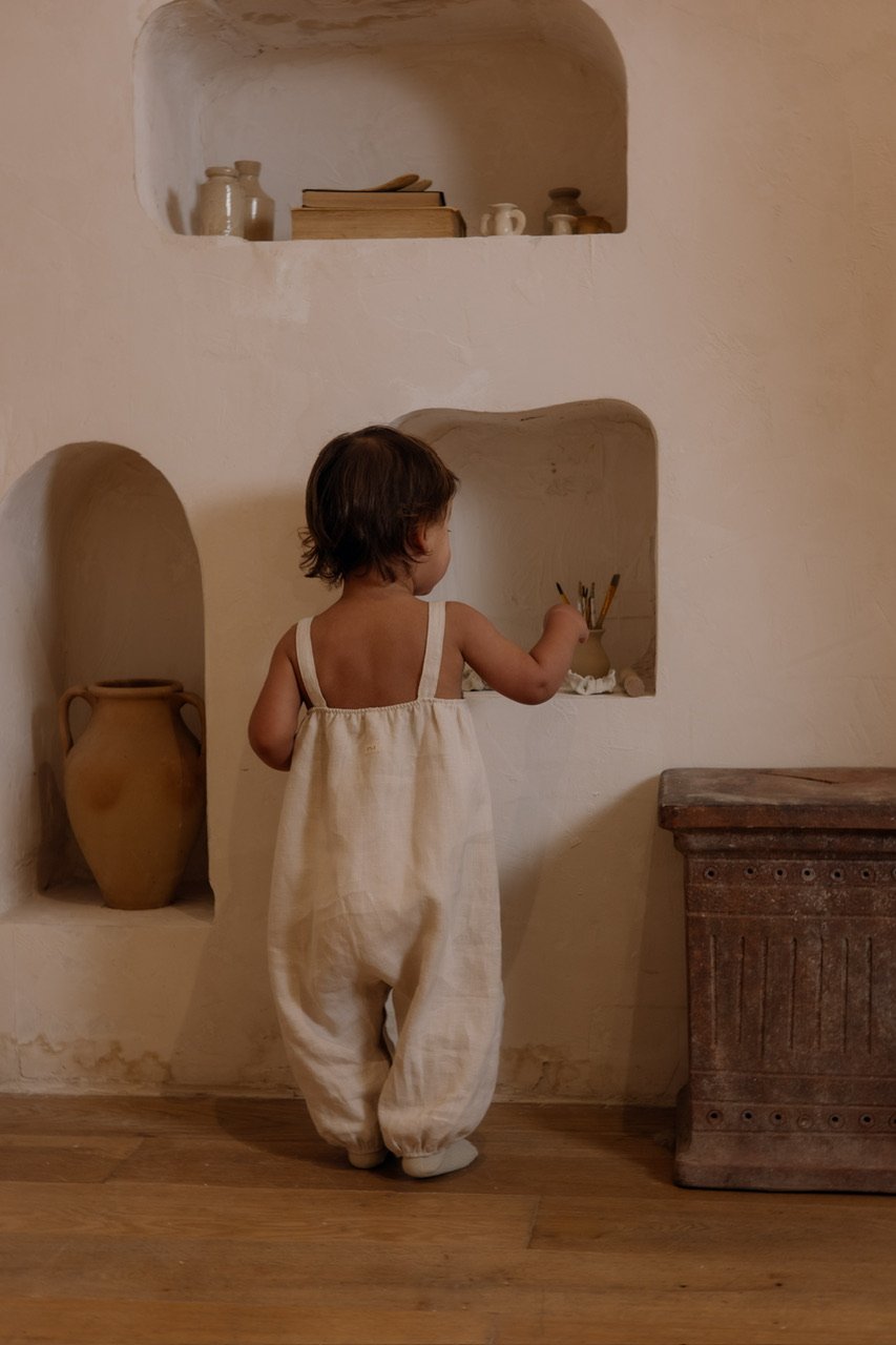 organic zoo Ceramic White Artisan Jumpsuit | h