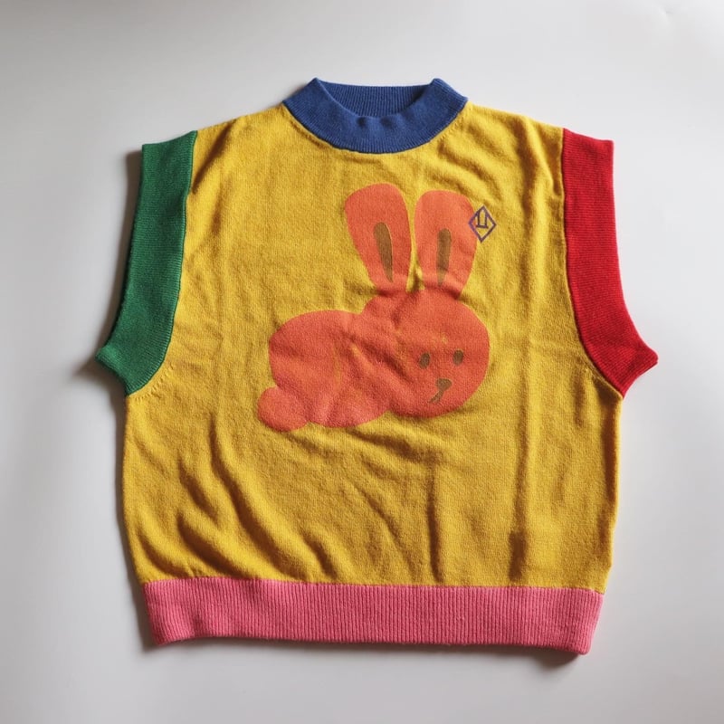 The Animals Observatory Parrot Kids Vest Yello