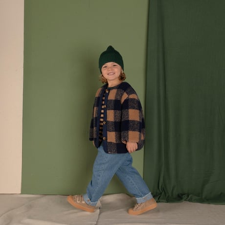 nixnut  Check Jacket (Navy Checkered)