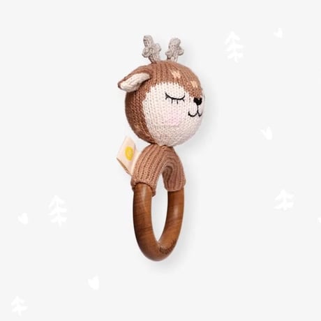Knit a Buddy FAWN teether
