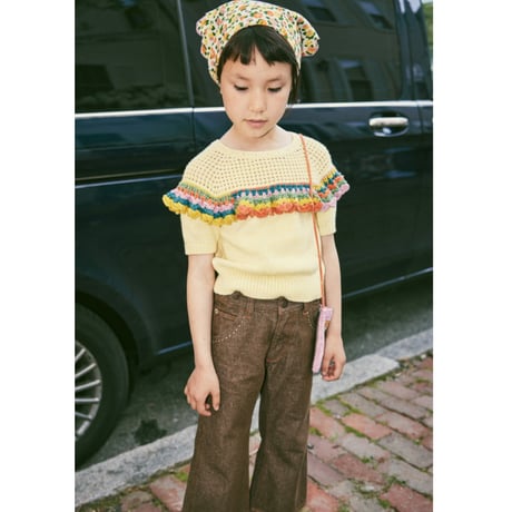 Misha&Puff  Crochet Joya Top/Vintge Yellow