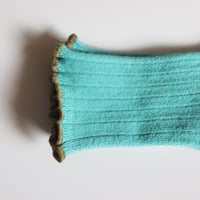 Collegien Lettuce Trim Socks【Lagon】