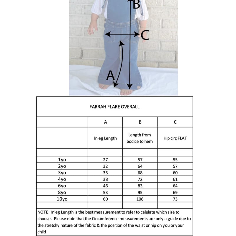 TWIN COLLECTIVE Farrah Flare Overall - Western