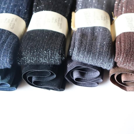Collegien Glitter Ribbed Tights（Pierre de Volvic)