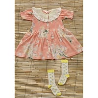 Bonjour Apron dress Aline print / black lt can