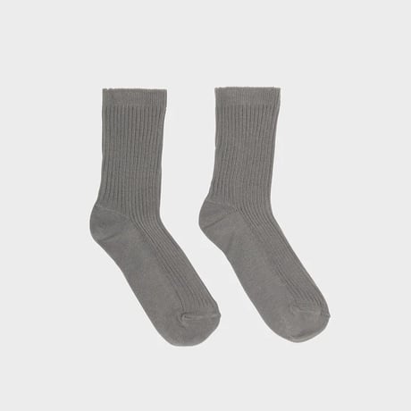 limonade  Ankle Ribbed Socks (GREY)