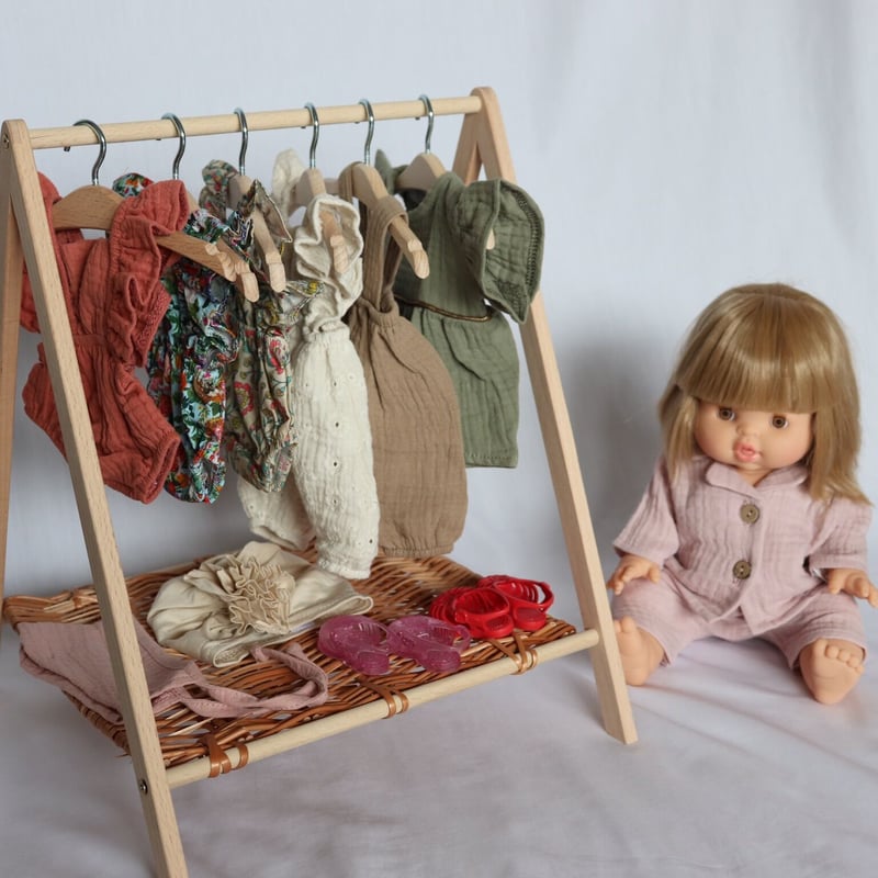 minikane DOLL CLOTHES RACK hanakao