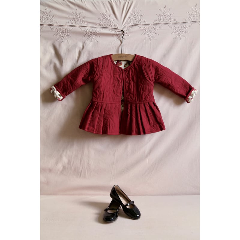 Bonjour Quilted jacket Aline print | hanakao