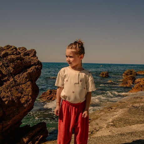 STUDIO BOHEME PARIS t-shirt orso jersey (off white/starfish)