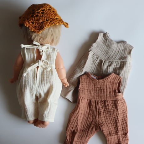 minikane DOLL CLOTHES  Combination longue Linda en double gaze