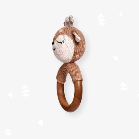 Knit a Buddy FAWN teether