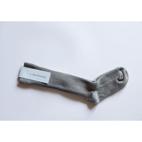 limonade Knee Ribbed Socks (GREY)