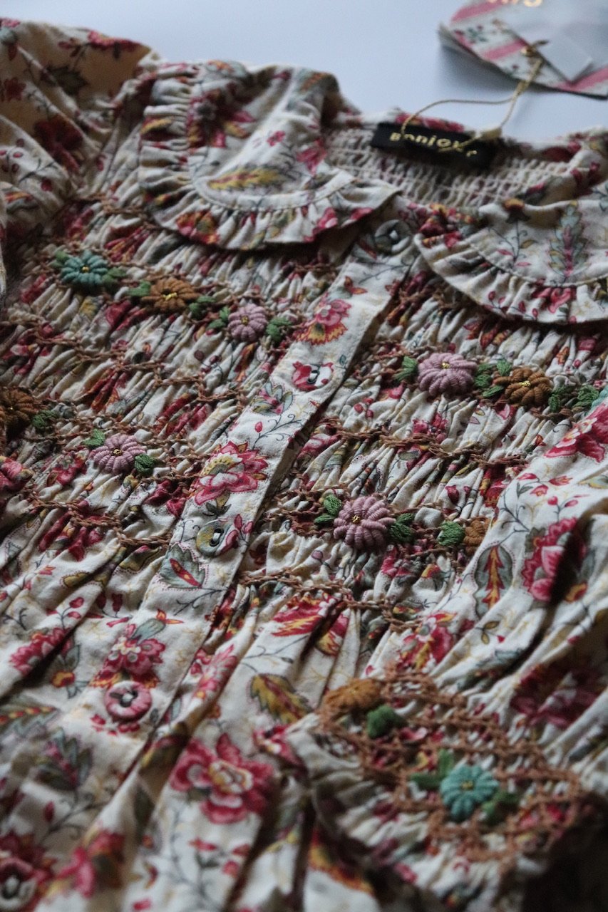 Bonjour Romantic tunique Aline print | hanakao